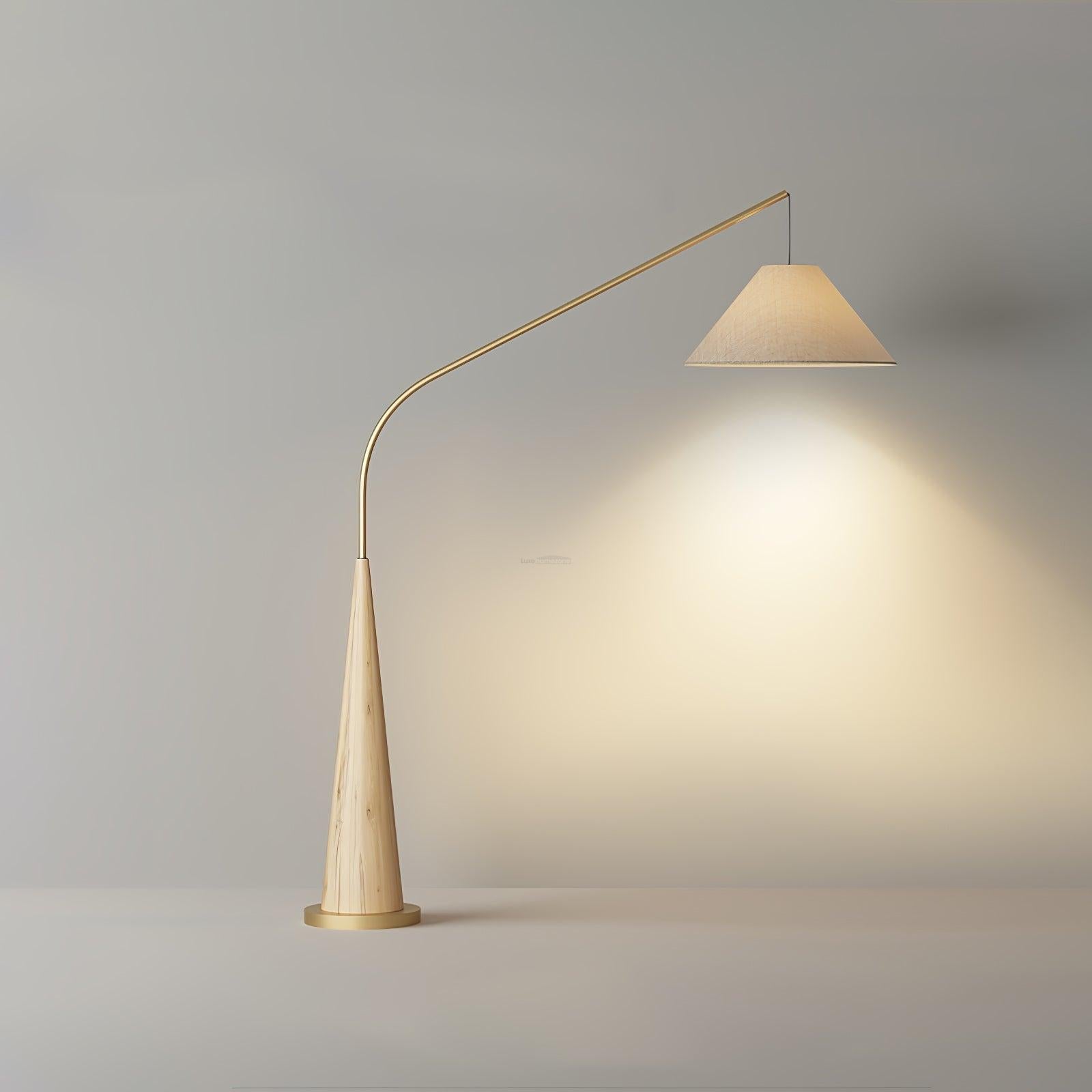 Gibson Arc Floor Lamp L 59.1″ - Bent-1-Luxehomezone