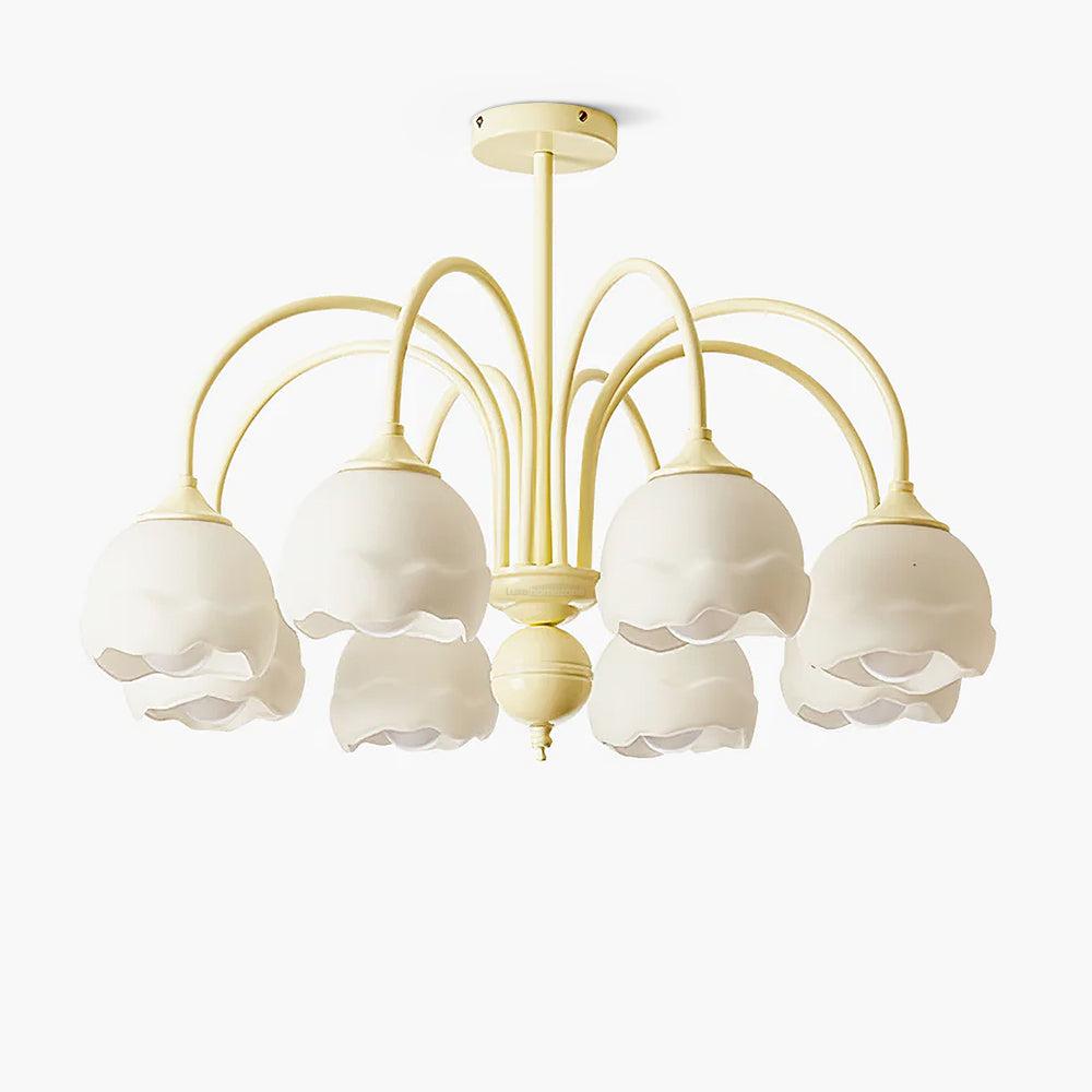 Creamy Chandelier with 5/6/8 heads - Zahara-1-Luxehomezone
