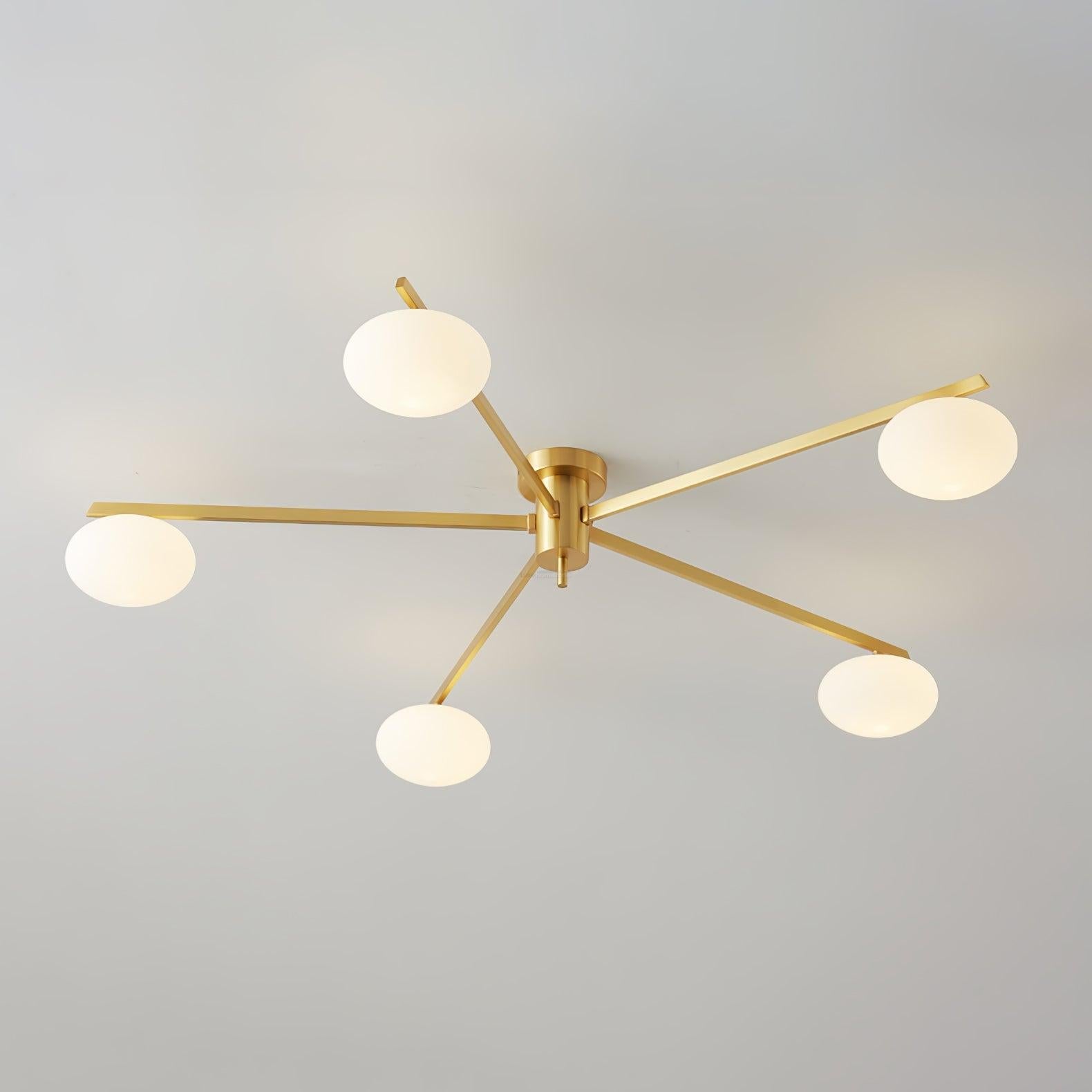Ceiling Lamp with 3/5/6 heads - Optimized, Semi Flush Mounts-1-Luxehomezone