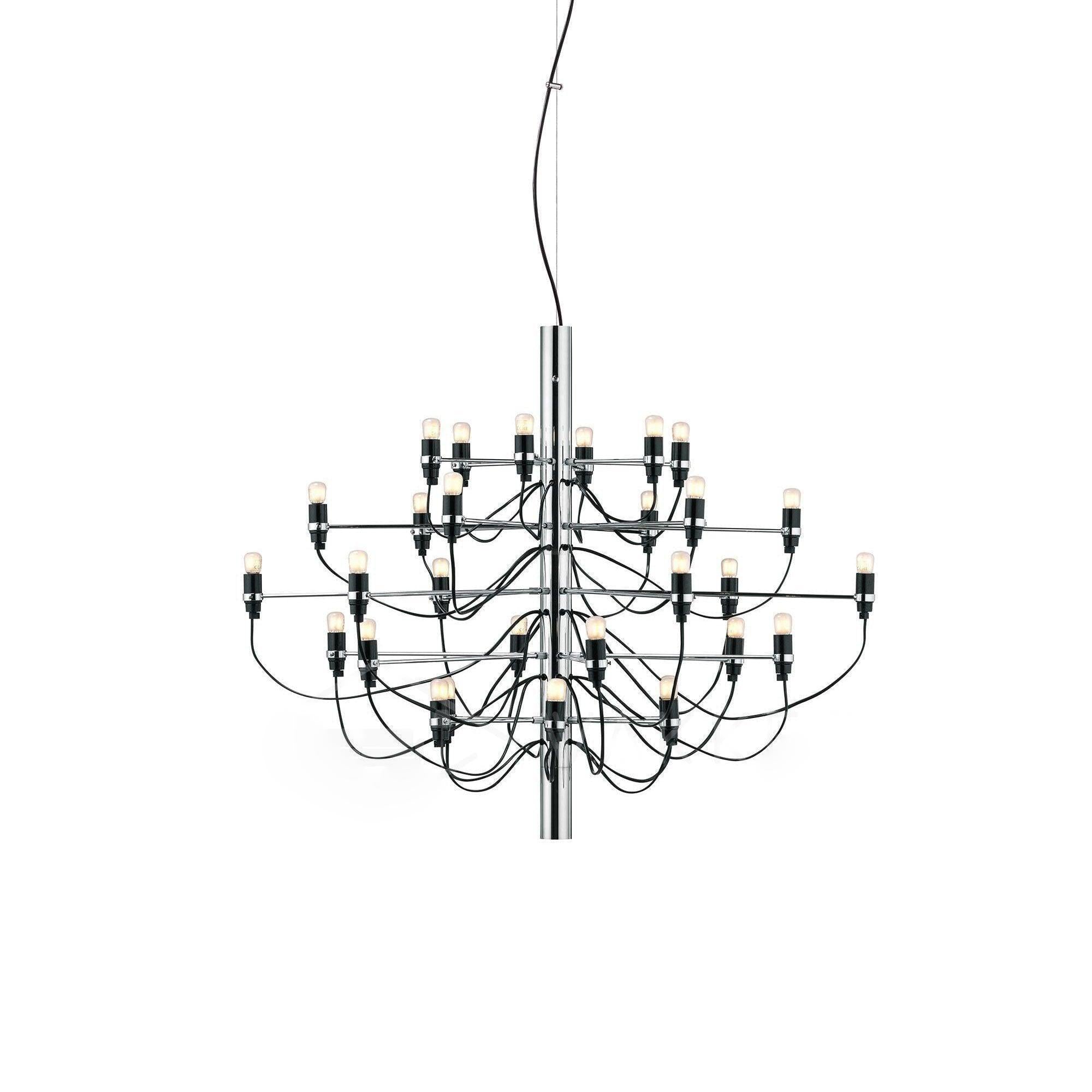 2097 Mid-Century Retro Candle Chandelier with 18/30/50/75 heads - Candle-1-Luxehomezone