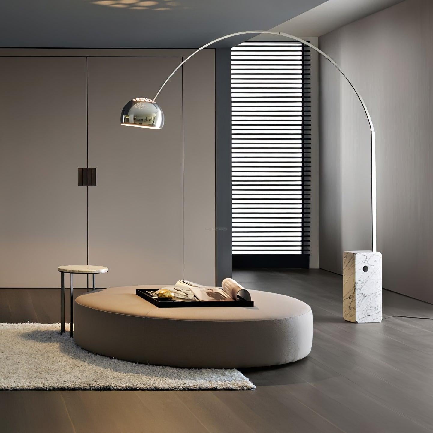 Arco Floor Light - Alabaster-1-Luxehomezone