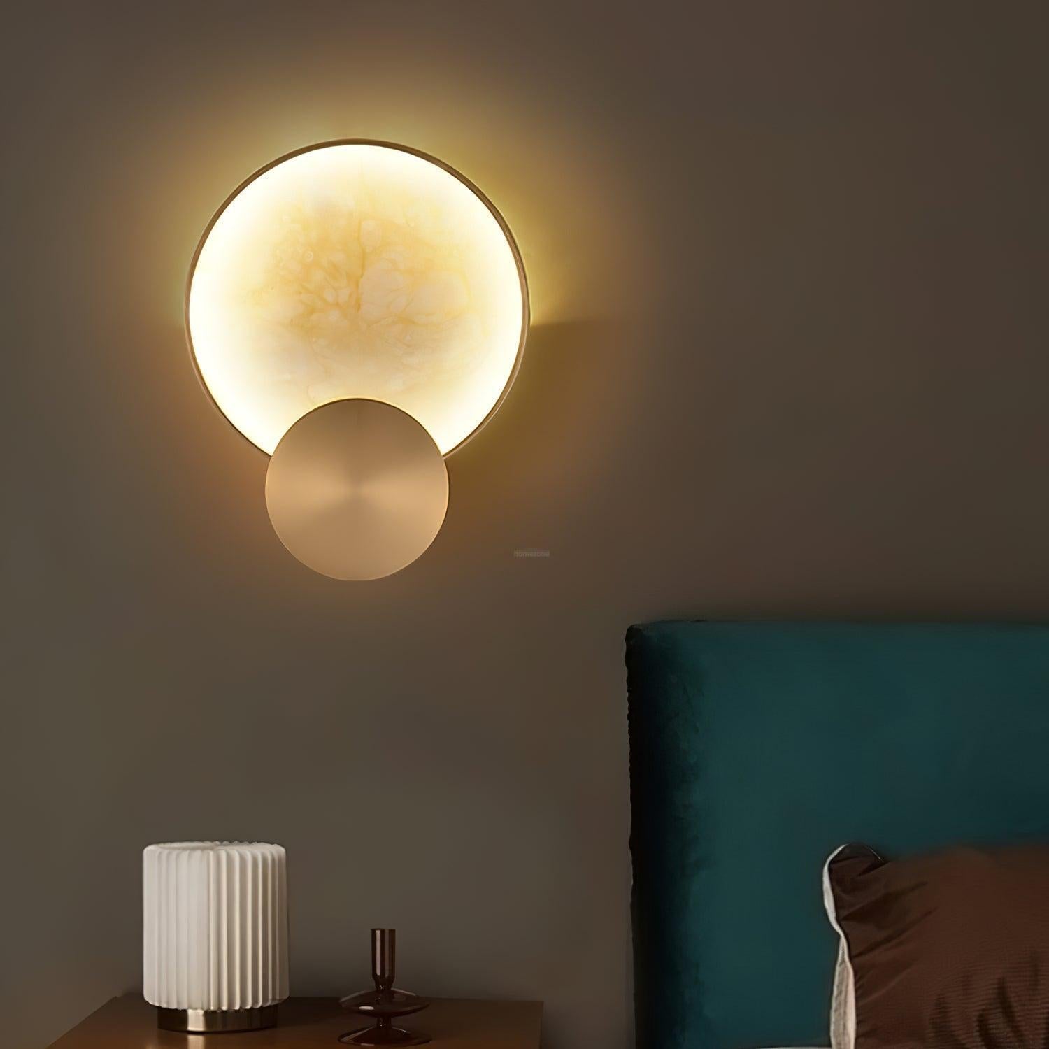 Terra Svet Alabaster Wall Sconce - Luxehomezone