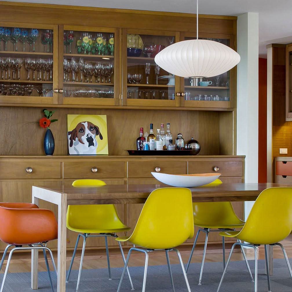 Bubble Pendant Light with Artificial Silk Lampshade - Luxehomezone