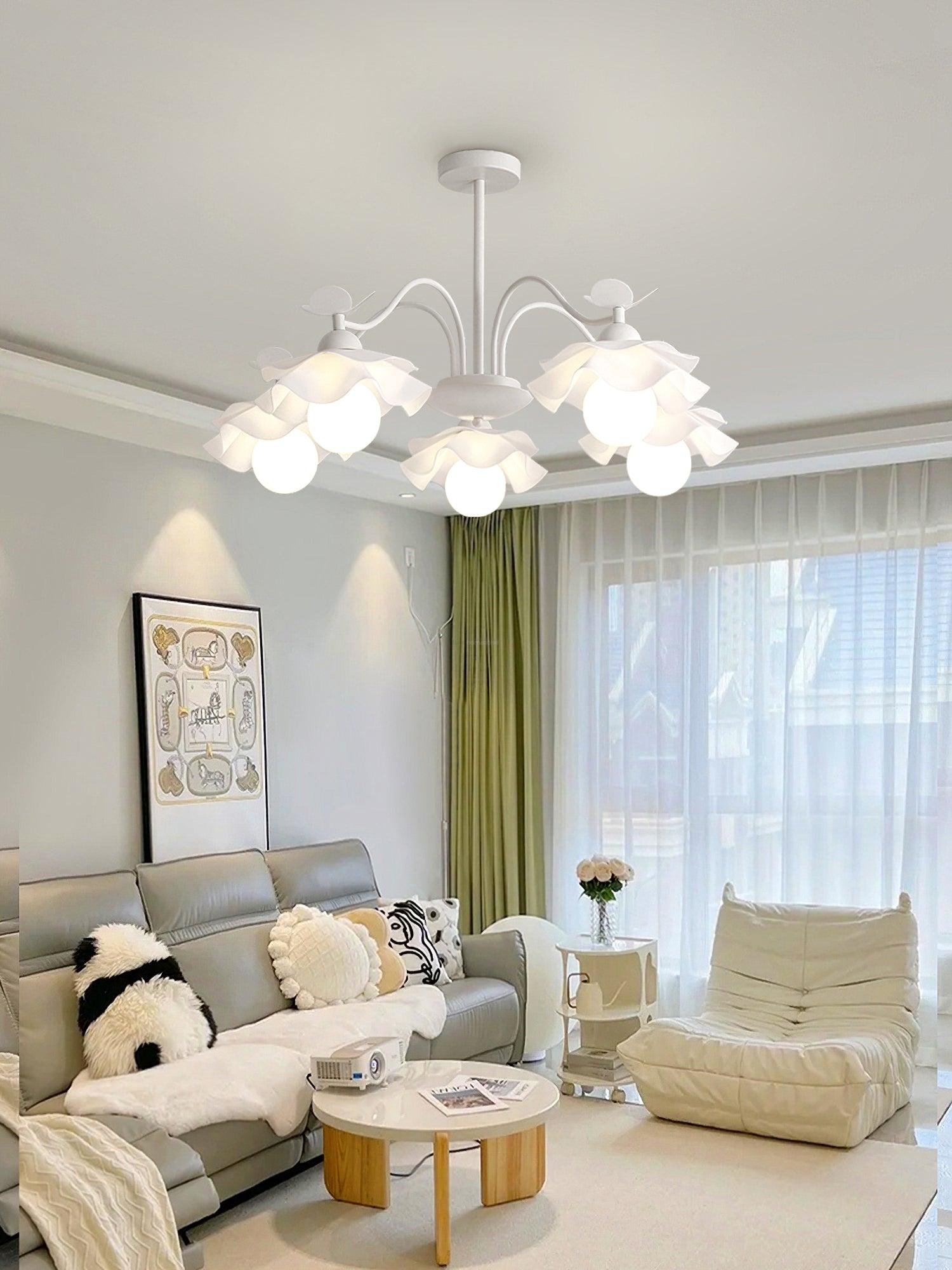 Murano Acrylic Chandelier with 3/5/8 heads - Zahara-1-Luxehomezone