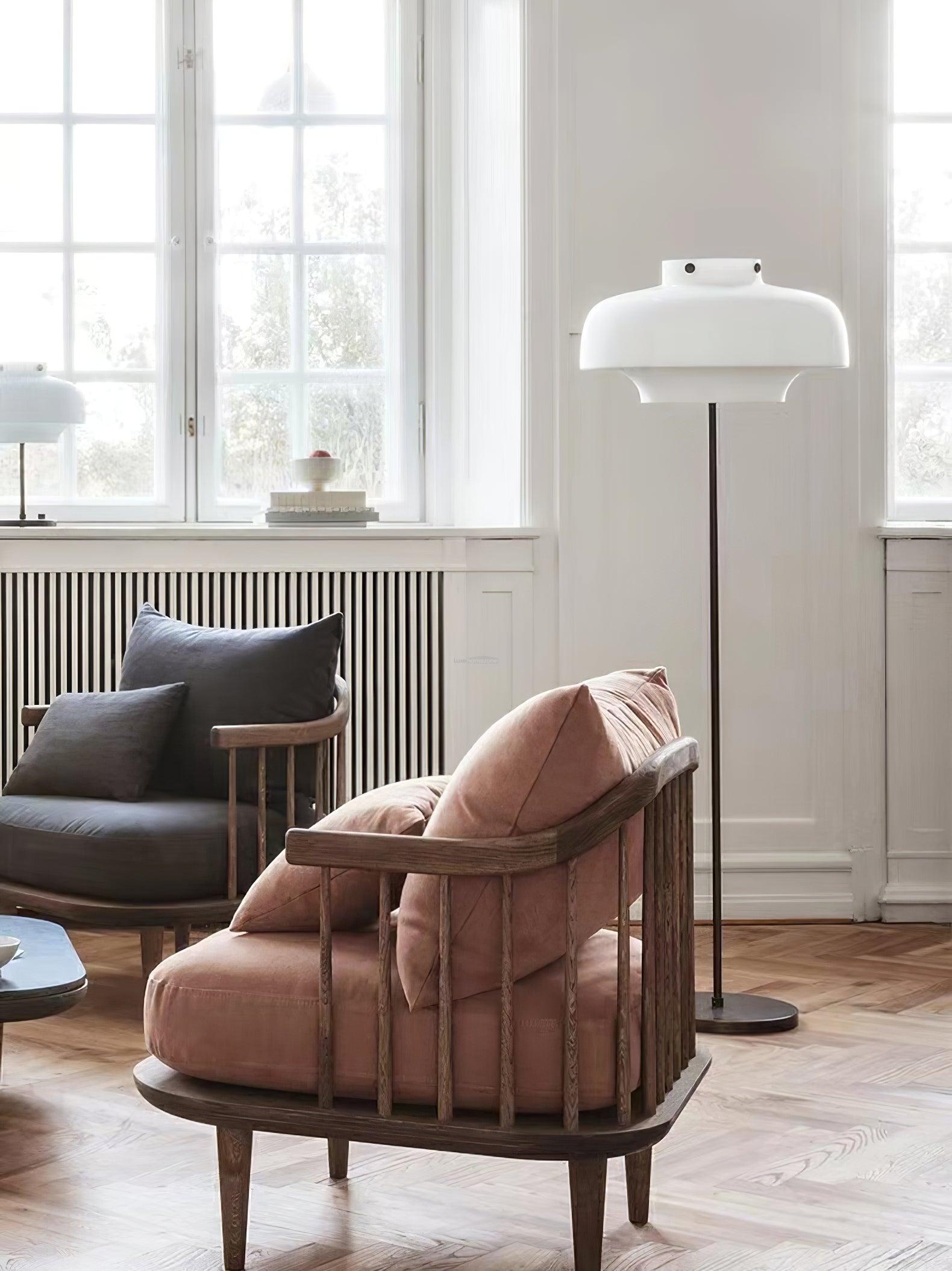 Hagen Floor Lamp ∅ 13.8″ - Luxehomezone