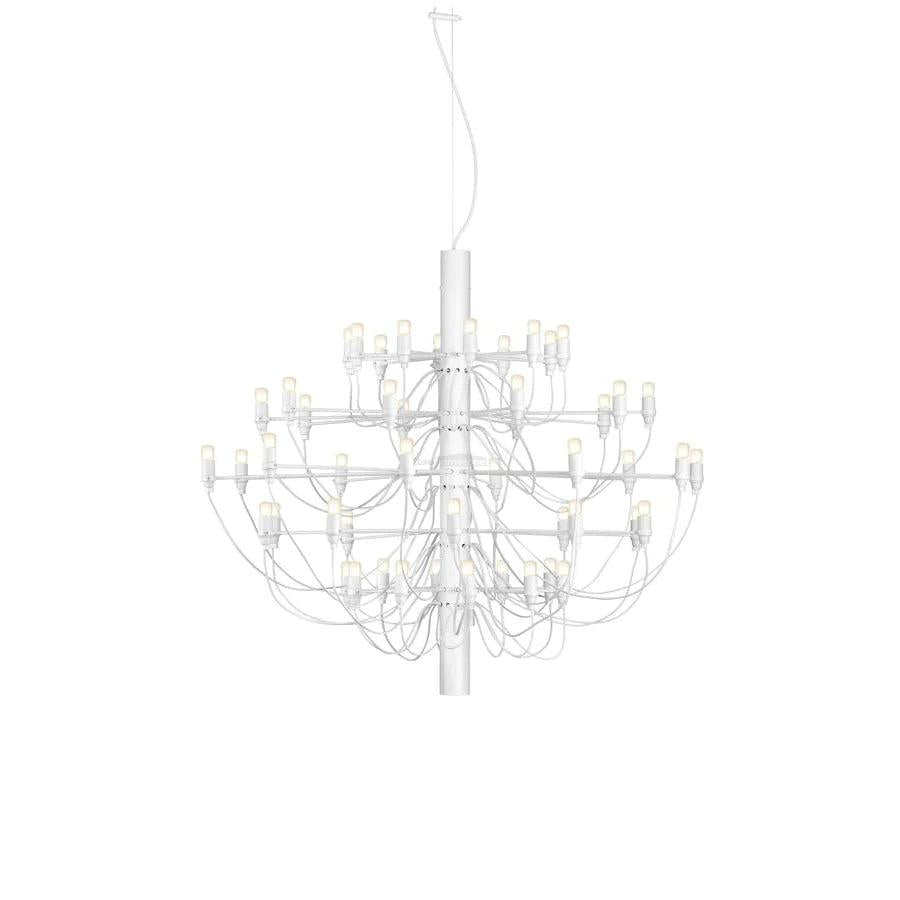 2097 Mid-Century Retro Candle Chandelier with 18/30/50/75 heads - Candle-1-Luxehomezone