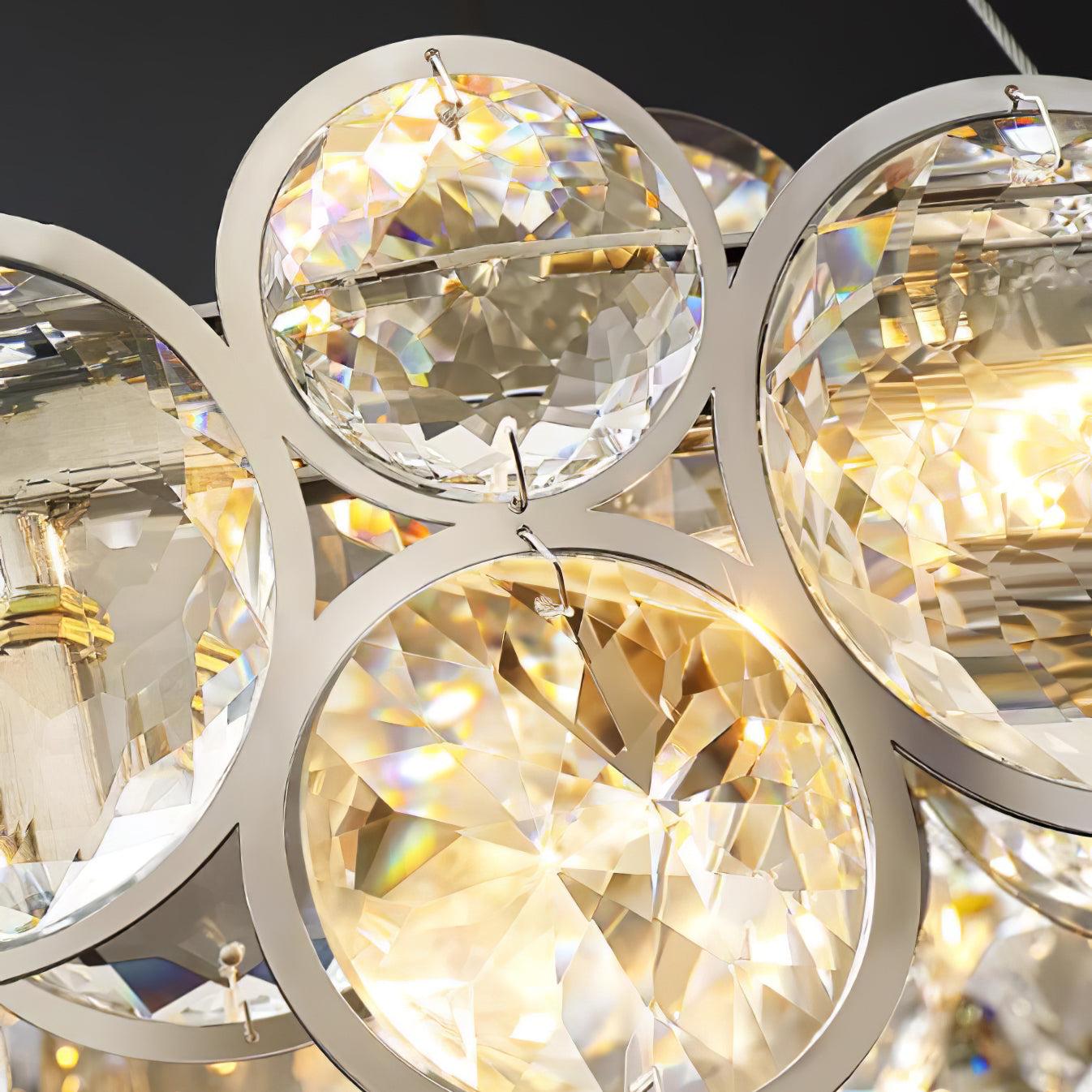 Chrome Crystal Chandelier - Crystals-1-Luxehomezone