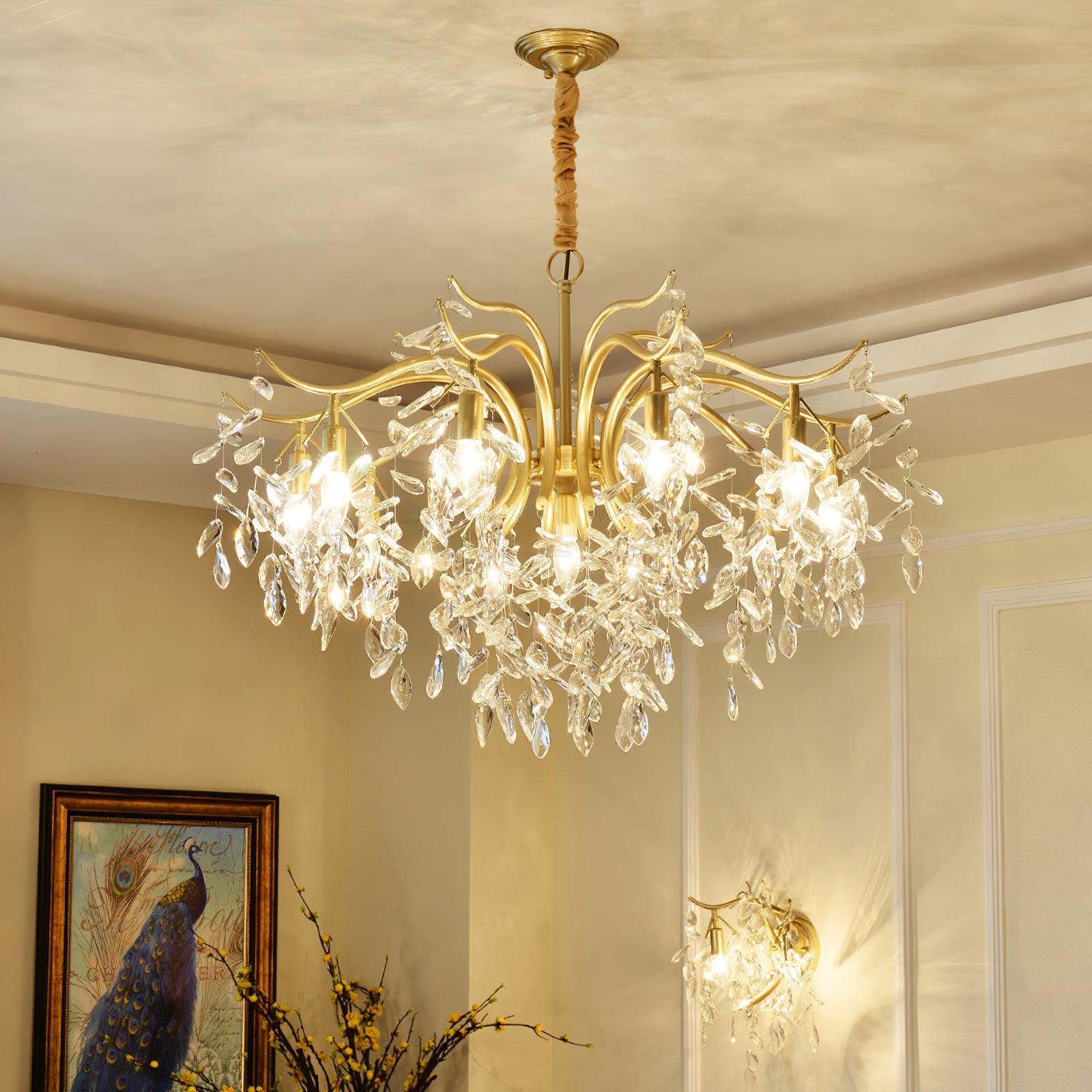 Dorale Chandelier with 7/9/11 heads - Luxehomezone