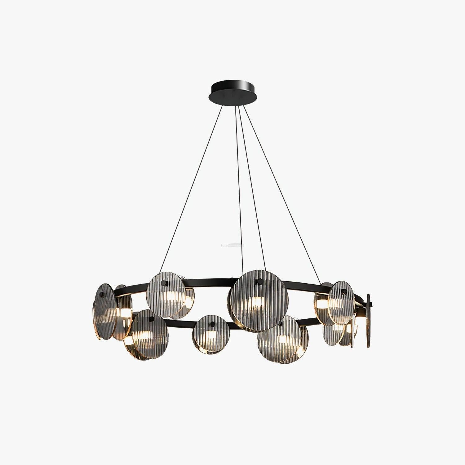 Foliole Chandelier with 6/8 heads - Cylinder-1-Luxehomezone