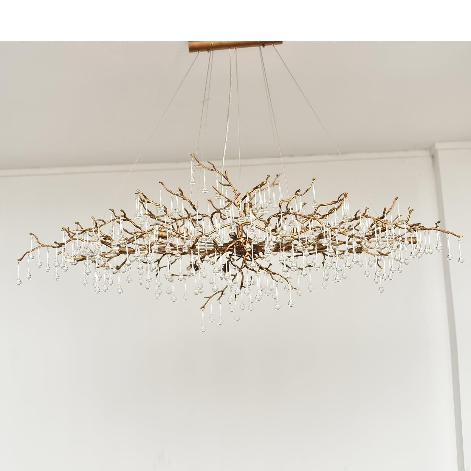 Bijou Tear Drop Style Chandelier - Luxehomezone