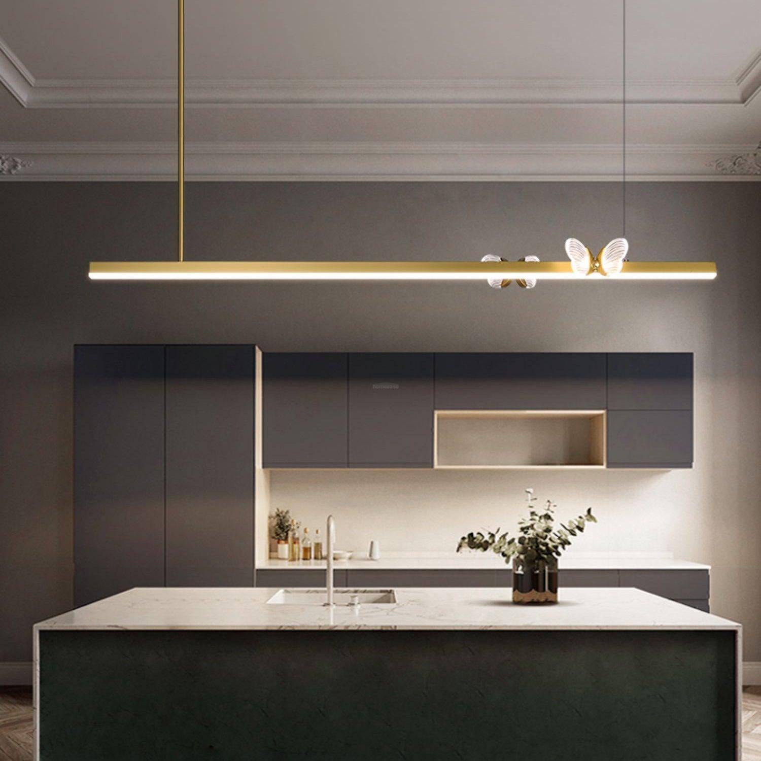 Cohen Butterfly Linear Chandelier - Butterfly-1-Luxehomezone