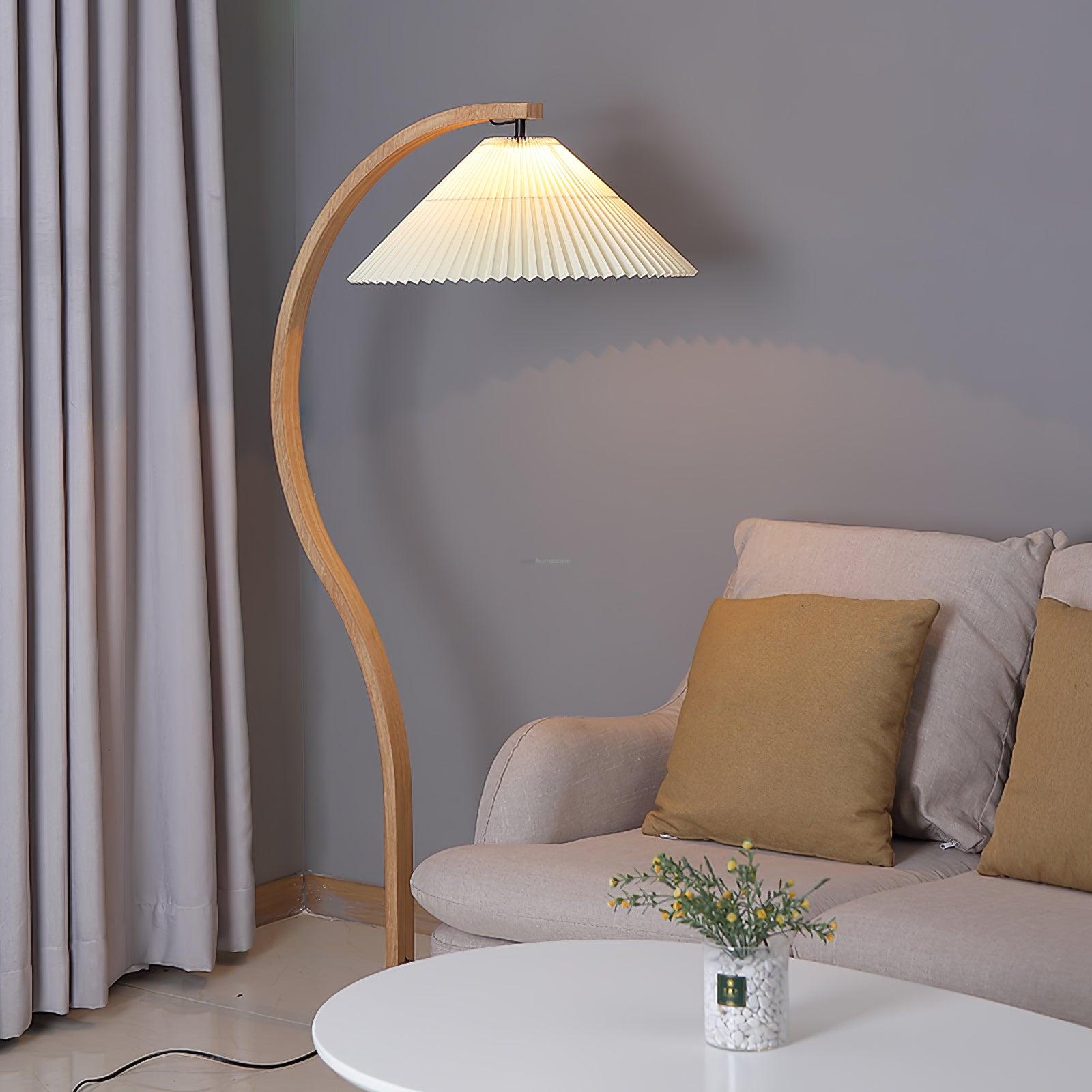 Caprany Floor Lamp - Drapery-1-Luxehomezone