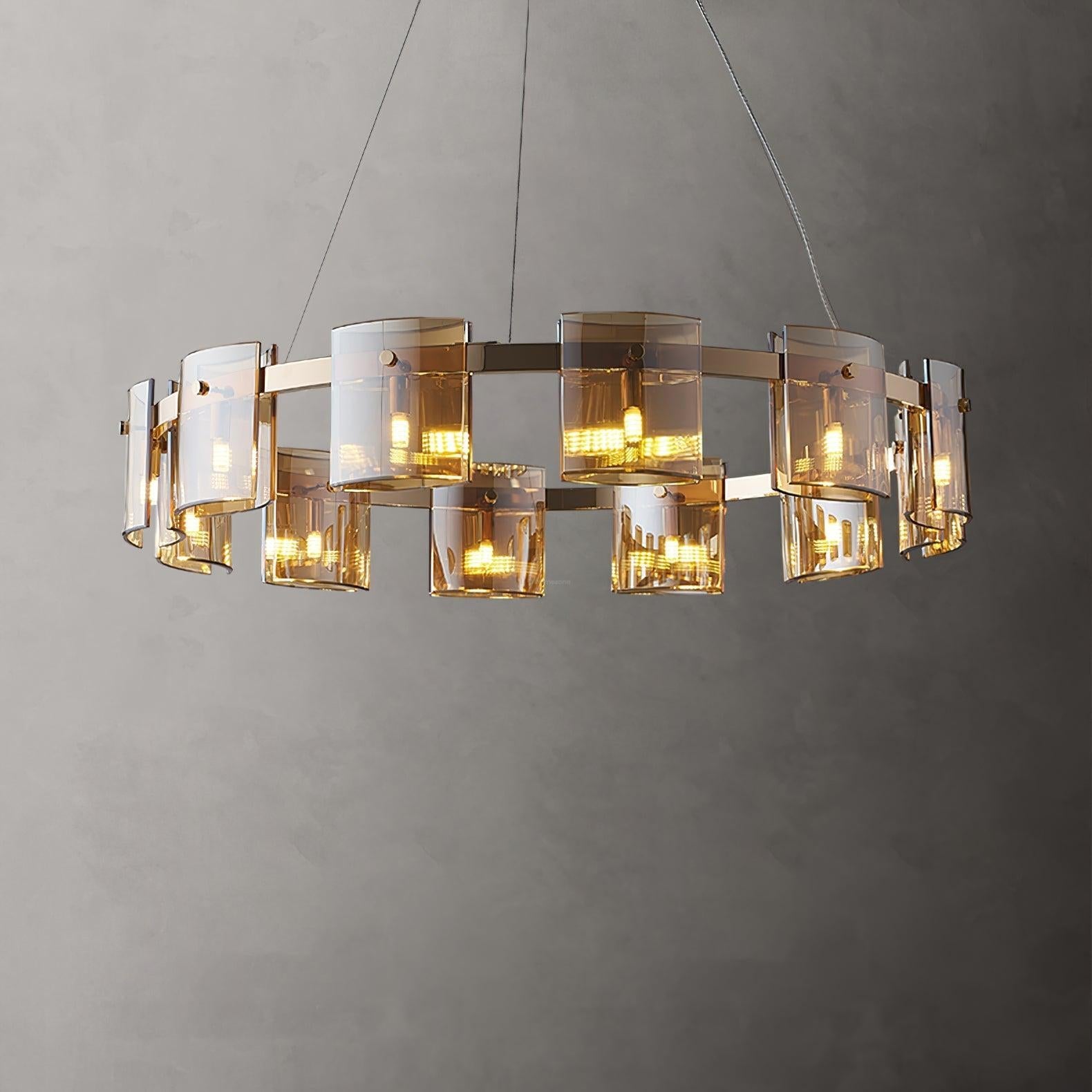 Corlota Chandelier  ∅ 23.6″~39.3'' - Cylinder-1-Luxehomezone