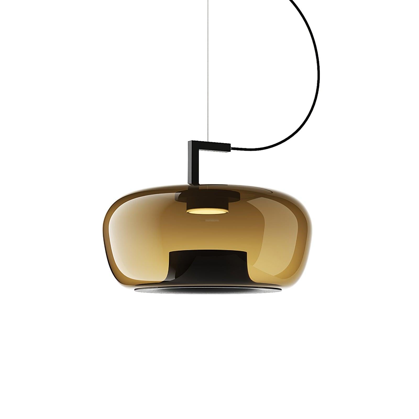 Doppelte Pendant - Art Glass-1-Luxehomezone
