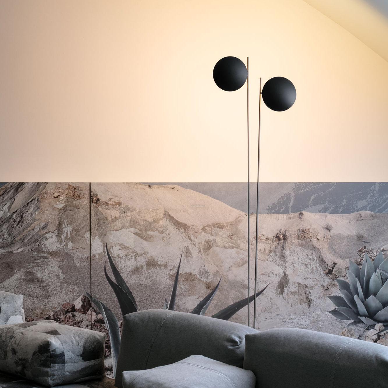 Lederam Floor Lamp with 1/2/3 heads - Mini-1-Luxehomezone