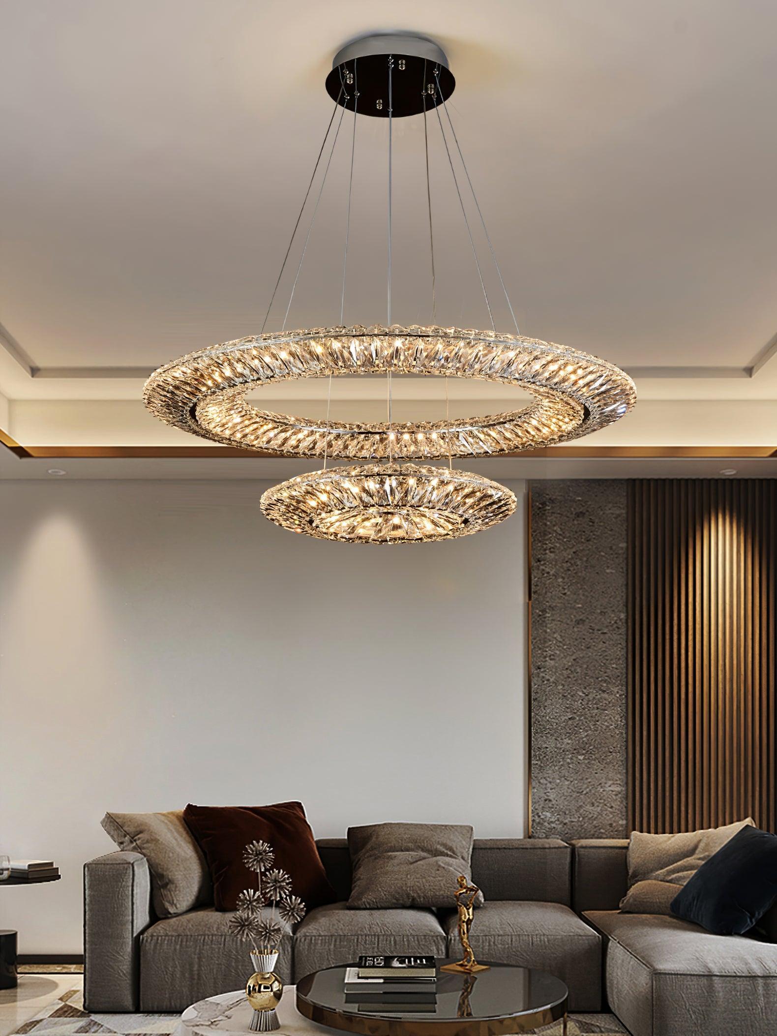 Tanager Geometric Round/Square Chandelier