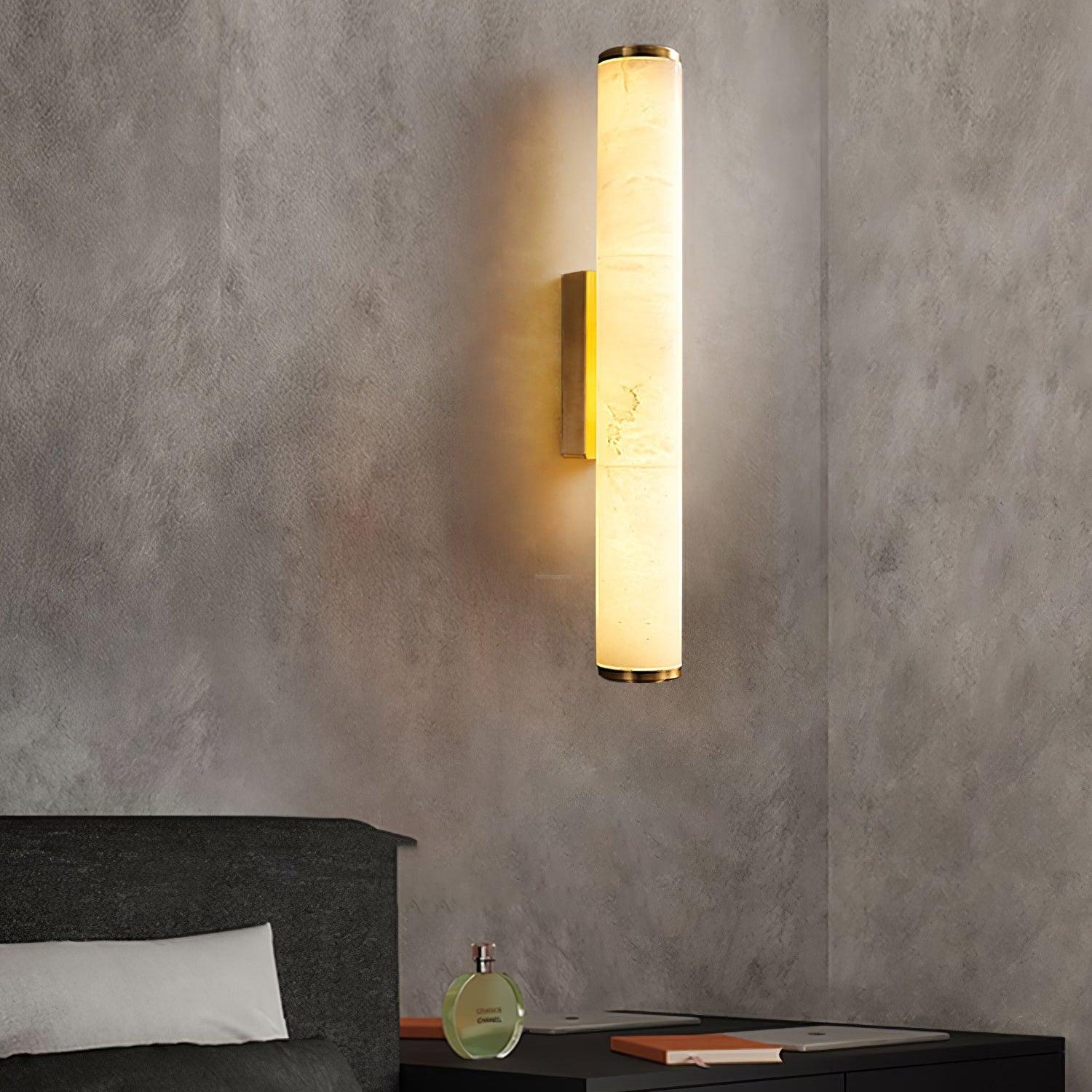 Callisto Wall Sconce Alabaster - Alabaster, Alabaster Wall Lamp-1-Luxehomezone