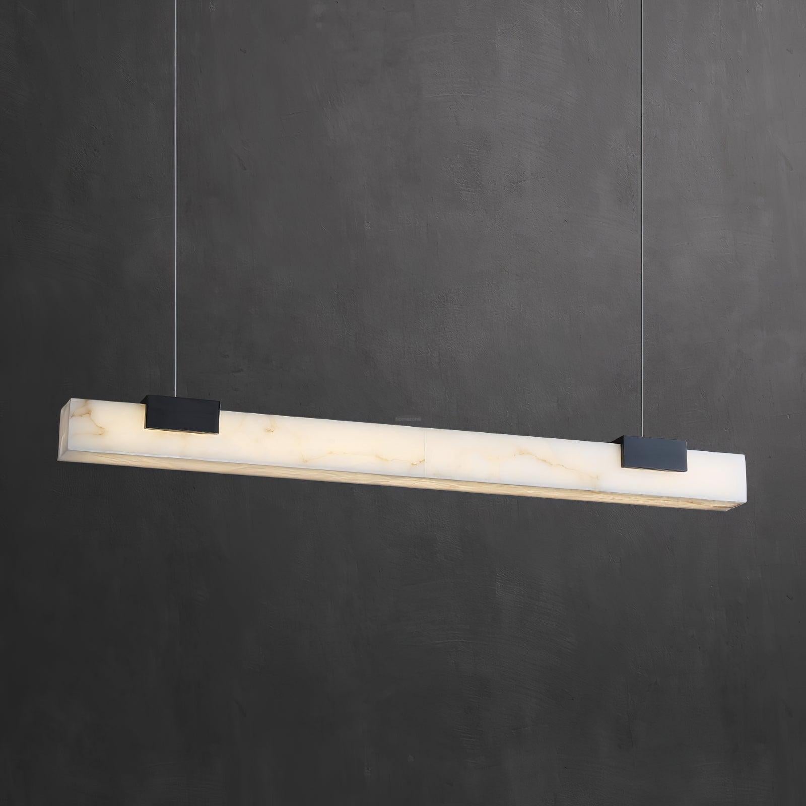 Maurizio Alabaster Linear Chandelier