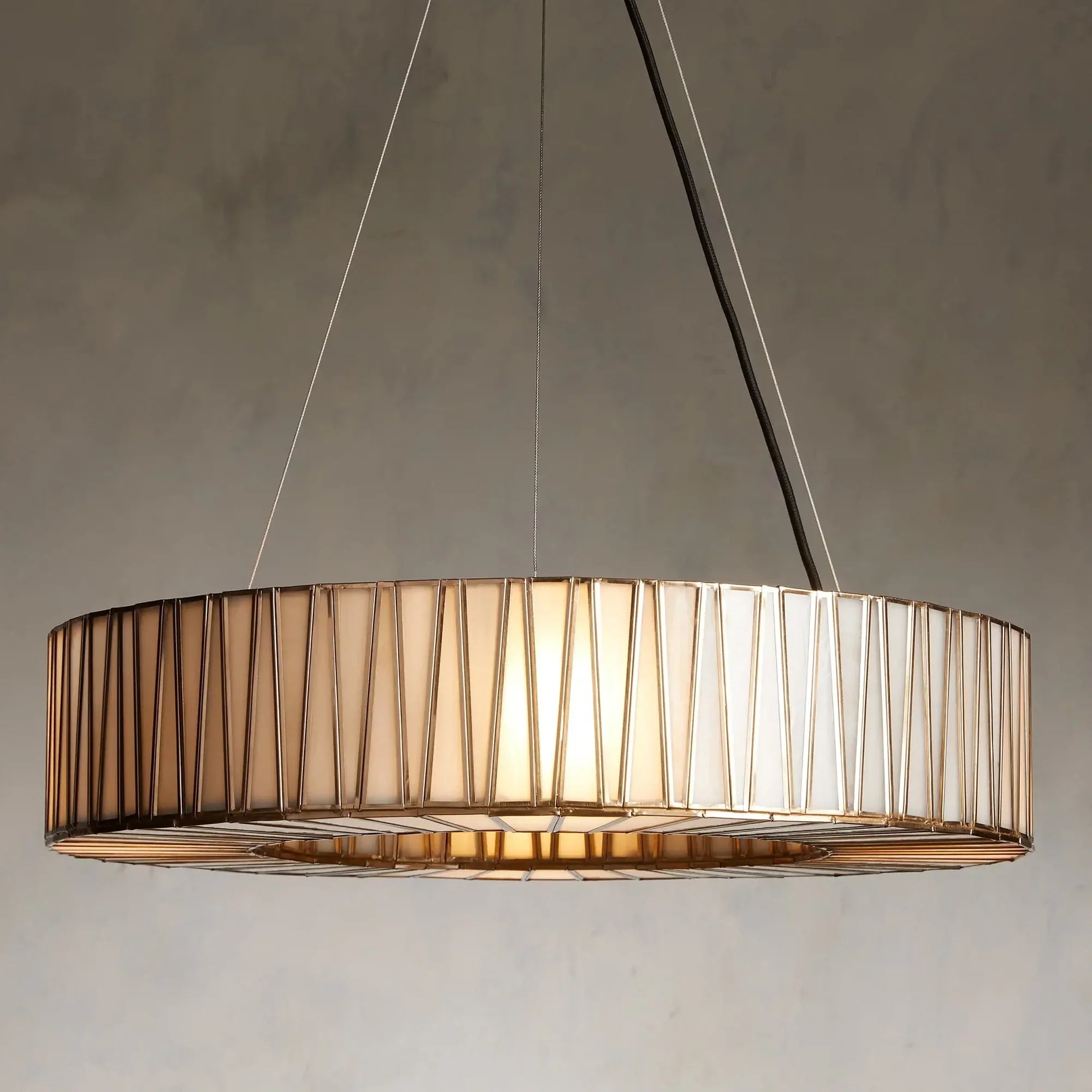 Art Glass Jeunet Round Chandelier - Chandelier, Dinner Room, Glass, Jeunet Series, Living Room- Chandelier1-Luxehomezone
