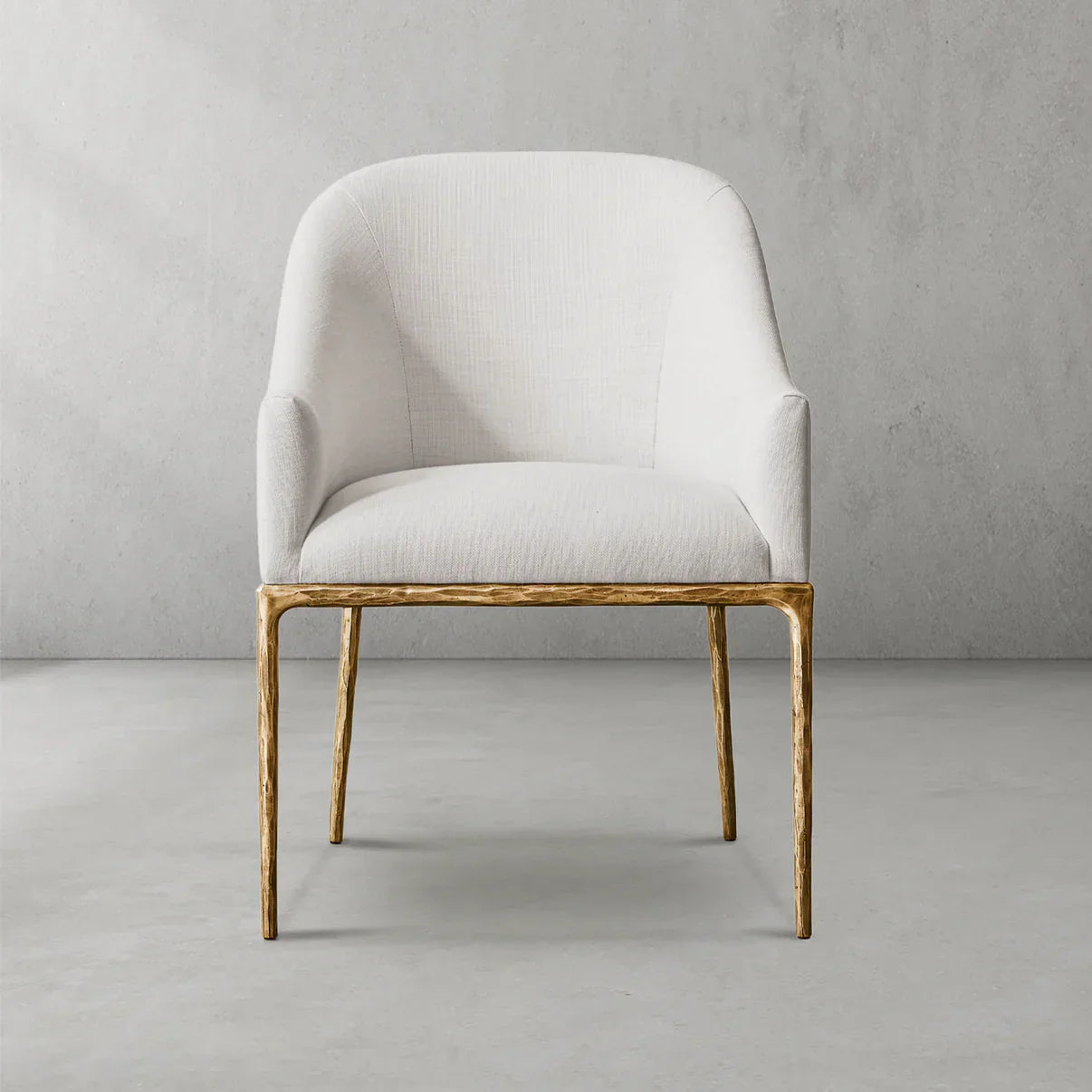 Thaddeus Slope Fabric Dining Armchair