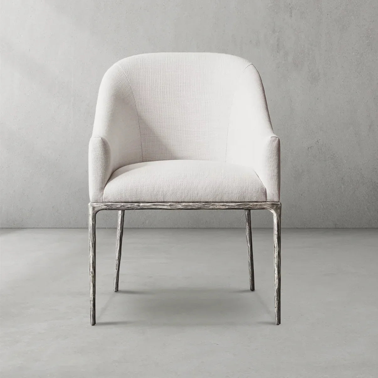 Thaddeus Slope Fabric Dining Armchair