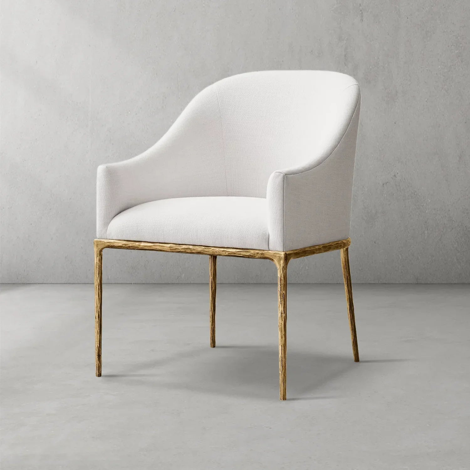 Thaddeus Slope Fabric Dining Armchair