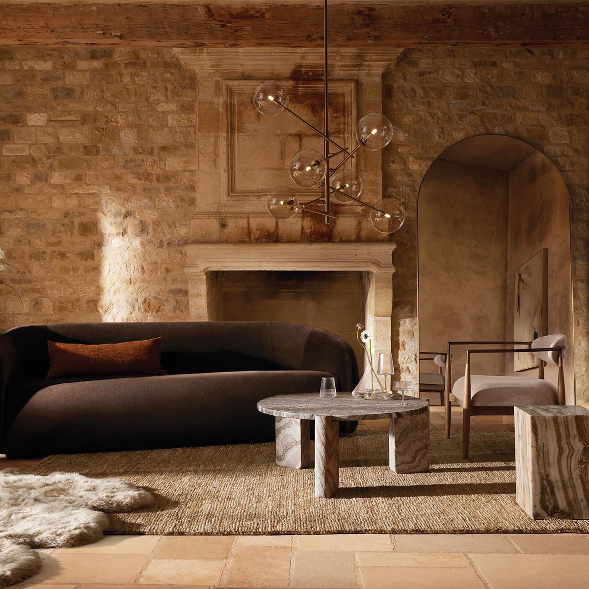 Moder Apollo Glass Ball Chandelier - Chandelier, Moder Apollo Series- Chandelier1-Luxehomezone