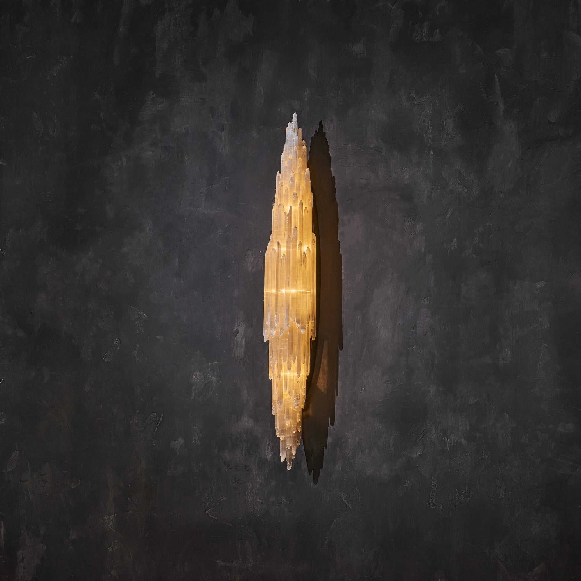 Art Selenite Wall Sconce - Living Room, Selenite Series, Wall Sconce- Wall Sconce1-Luxehomezone