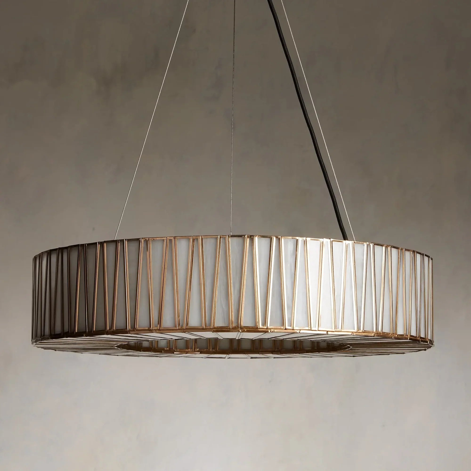 Art Glass Jeunet Round Chandelier - Chandelier, Dinner Room, Glass, Jeunet Series, Living Room- Chandelier1-Luxehomezone