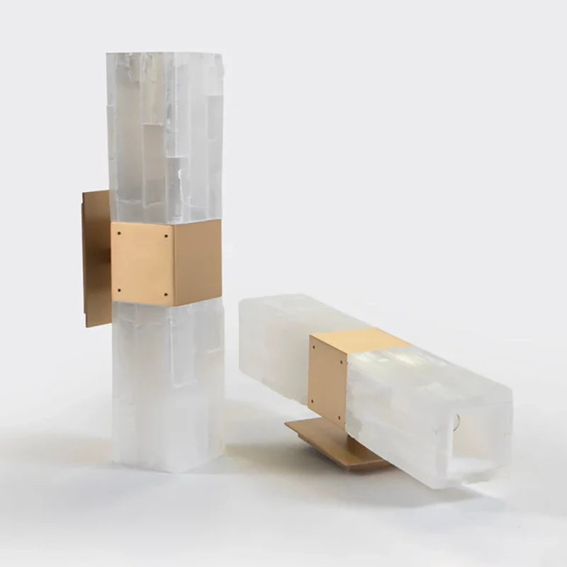 Mary Selenite Linear Wall Sconce
