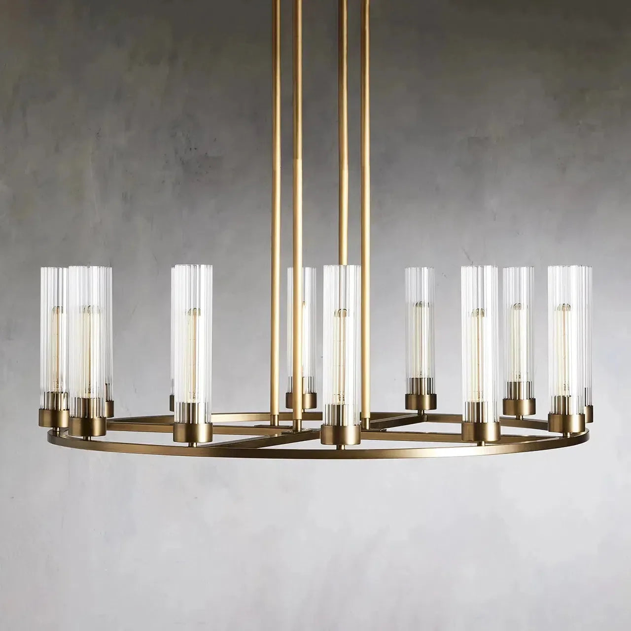 Andreas Round Chandelier 10/12 Light