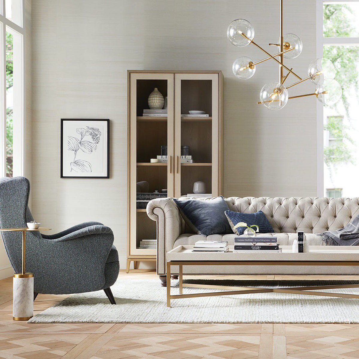 Moder Apollo Glass Ball Chandelier - Chandelier, Moder Apollo Series- Chandelier1-Luxehomezone