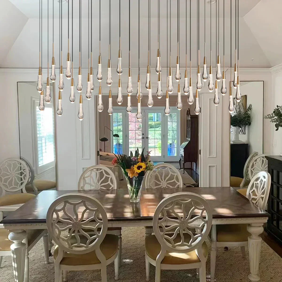 Solitaire Linear Chandelier 37"/ 50"/ 70"/ 87"/ 120"