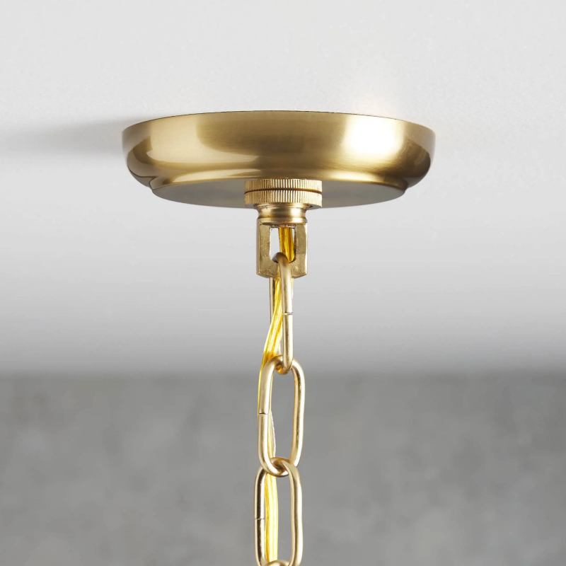 Nily Glass Round Chandelier