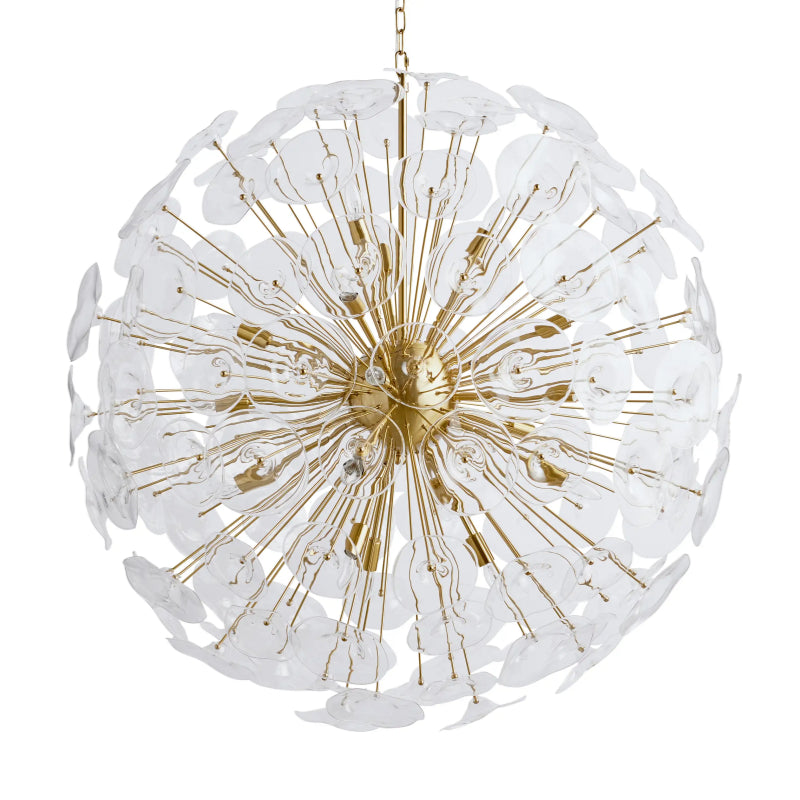 Nily Glass Round Chandelier