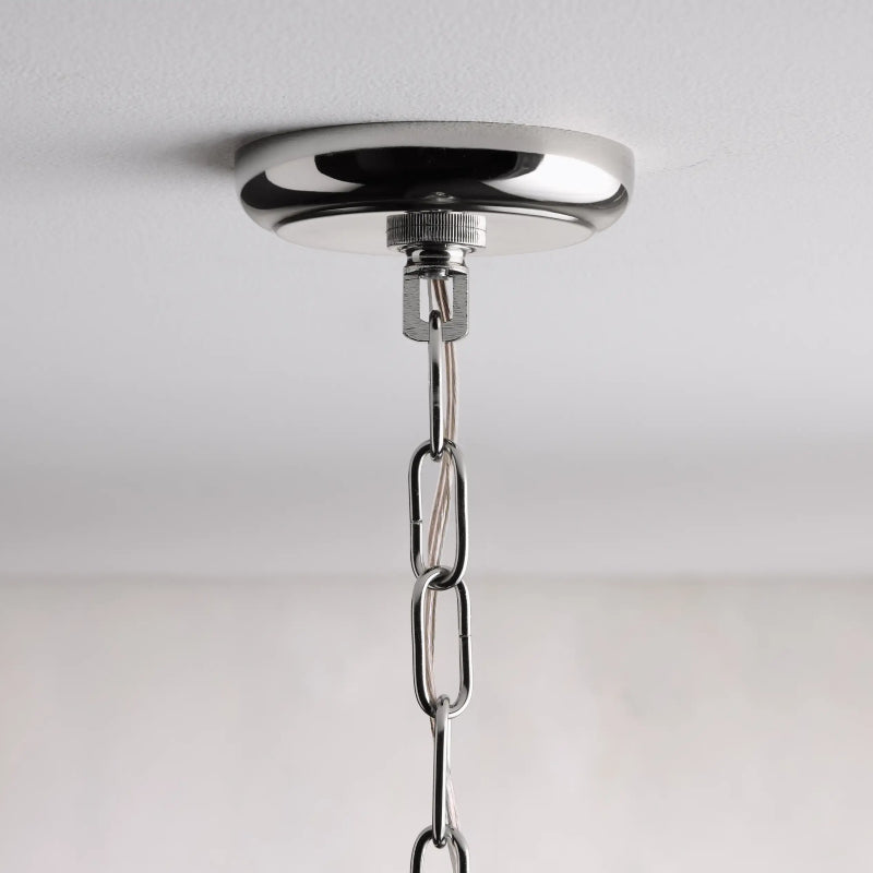 Nily Glass Round Chandelier