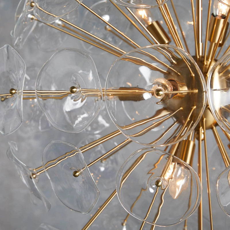 Nily Glass Round Chandelier