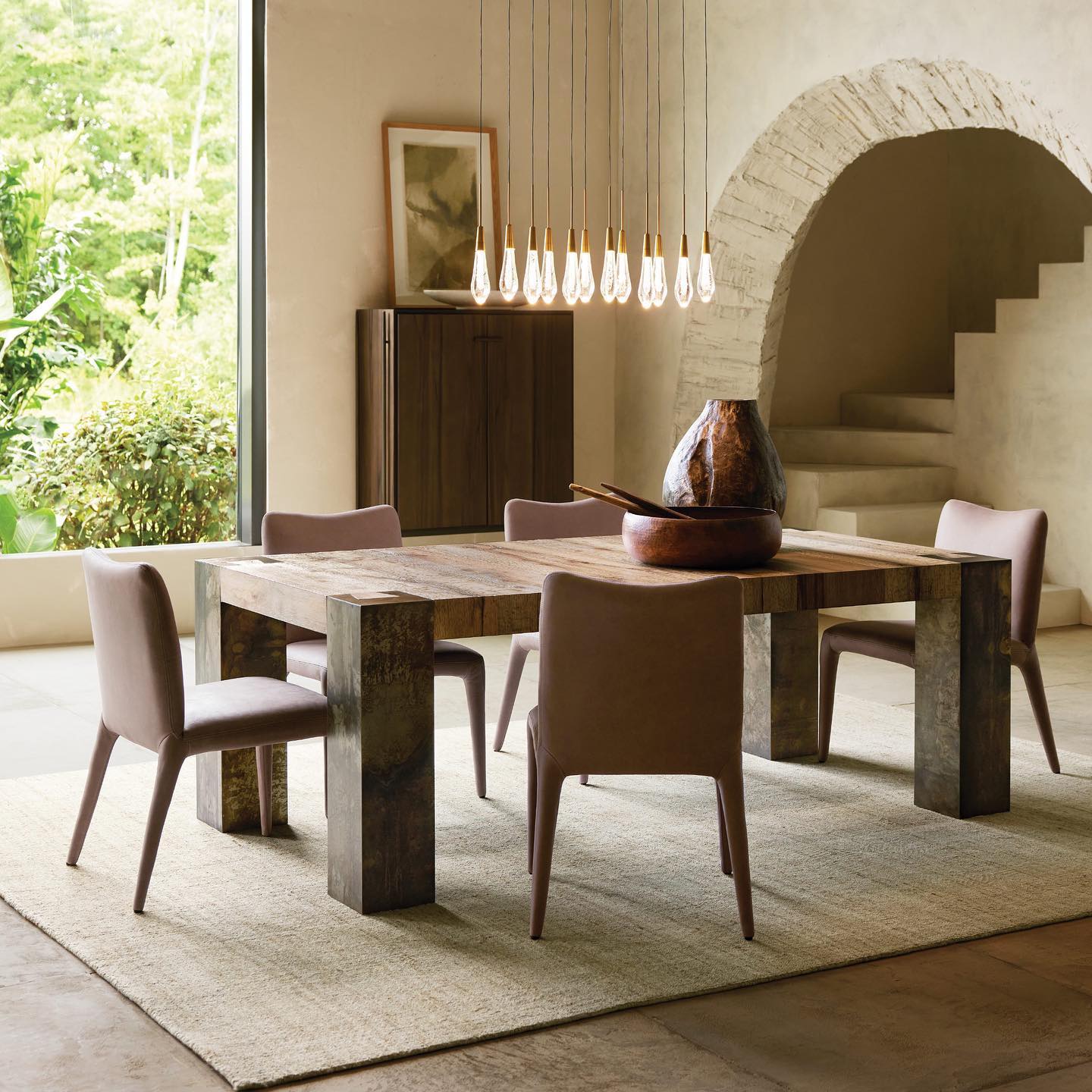 Solitaire Linear Chandelier 37"/ 50"/ 70"/ 87"/ 120"