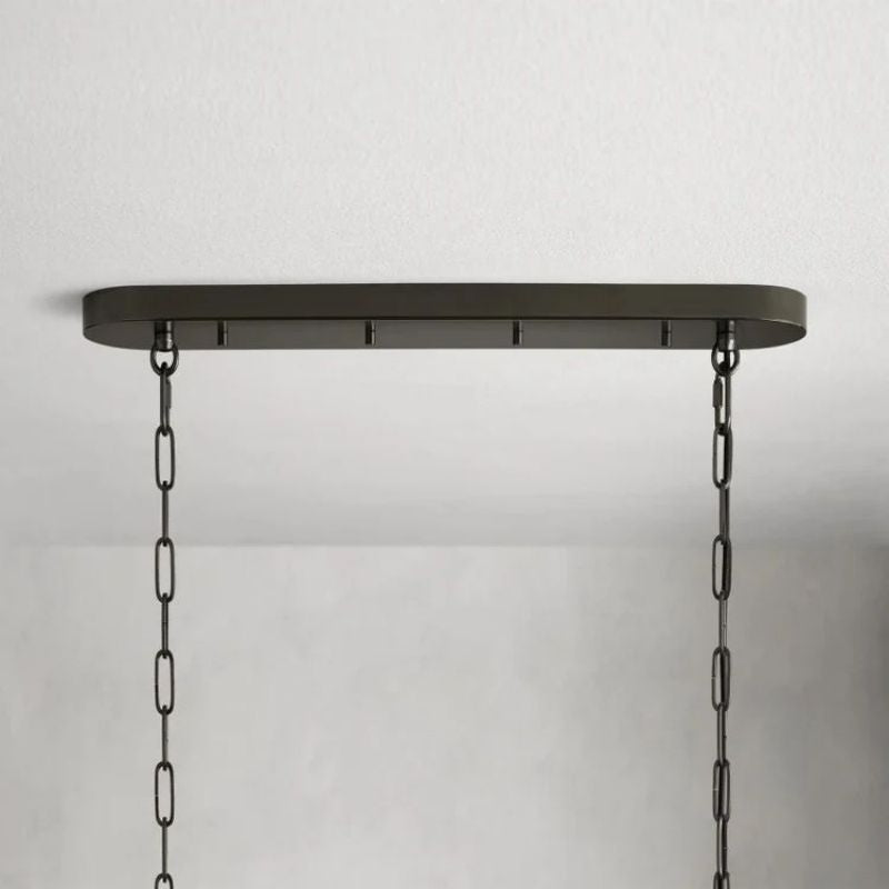 Art Glass Ghiaccio Oval Chandelier - All Products, Best Sellers, Chandelier, Ghiaccio Series, Glass- Chandelier1-Luxehomezone