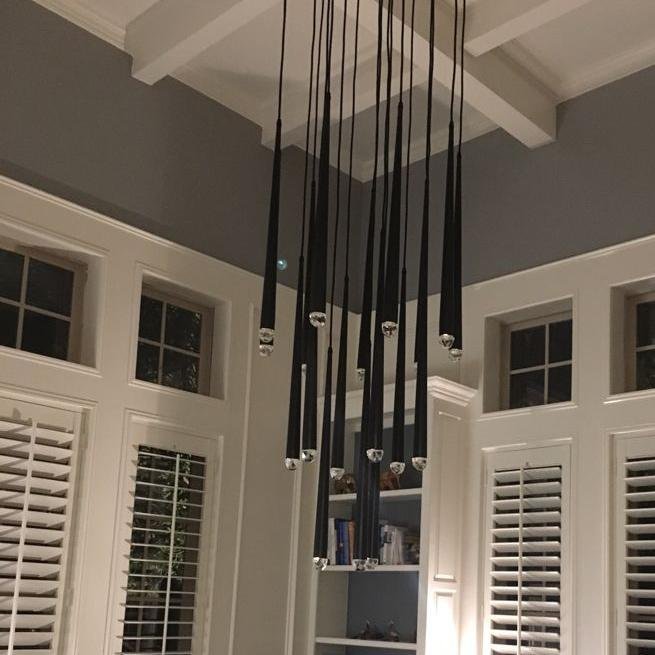 Anthropology Round Tubular Pendant Light - -1-Luxehomezone