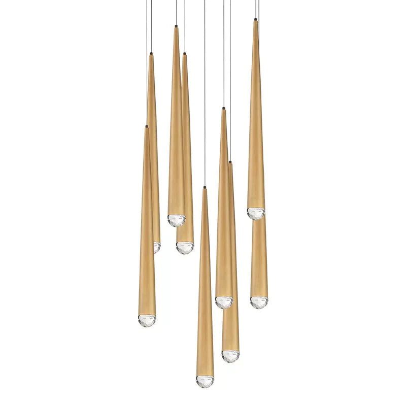 Anthropology Round Tubular Pendant Light - -1-Luxehomezone