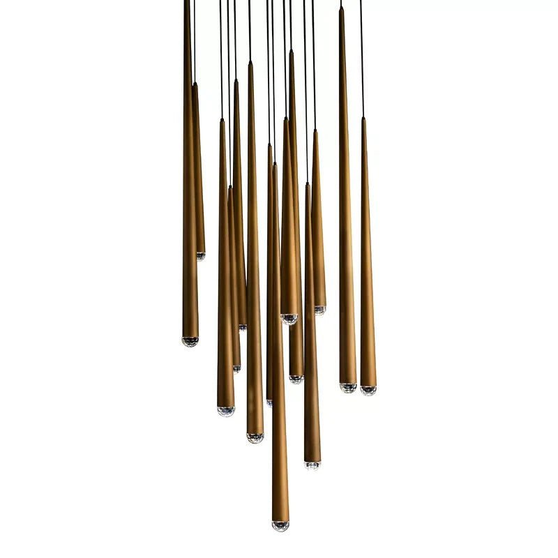 Anthropology Round Tubular Pendant Light - -1-Luxehomezone