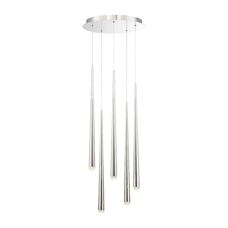 Anthropology Round Tubular Pendant Light - -1-Luxehomezone