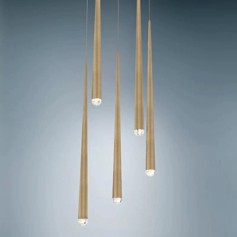 Anthropology Round Tubular Pendant Light - -1-Luxehomezone