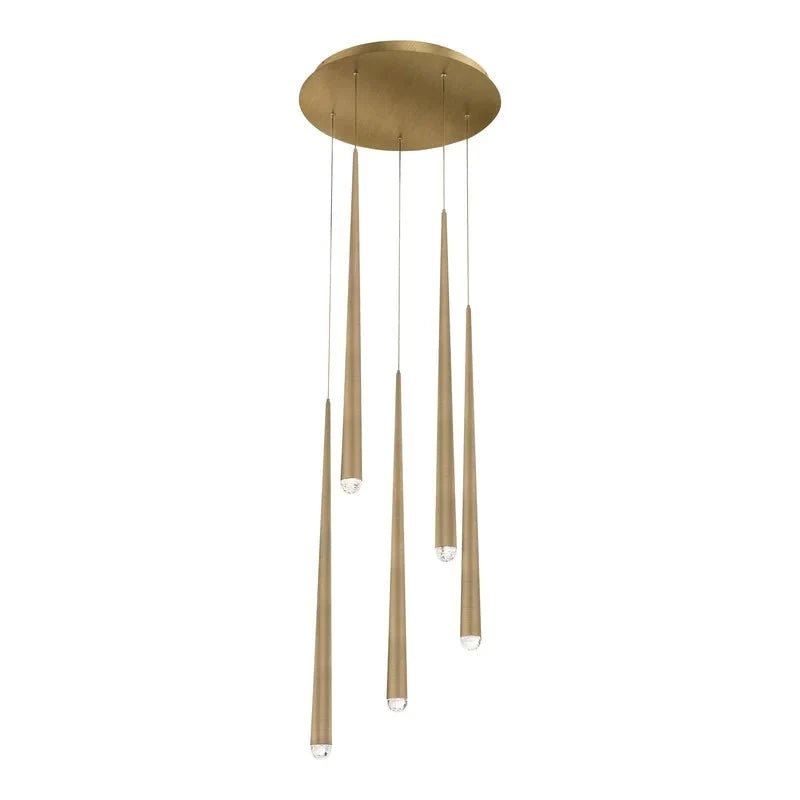 Anthropology Round Tubular Pendant Light - -1-Luxehomezone