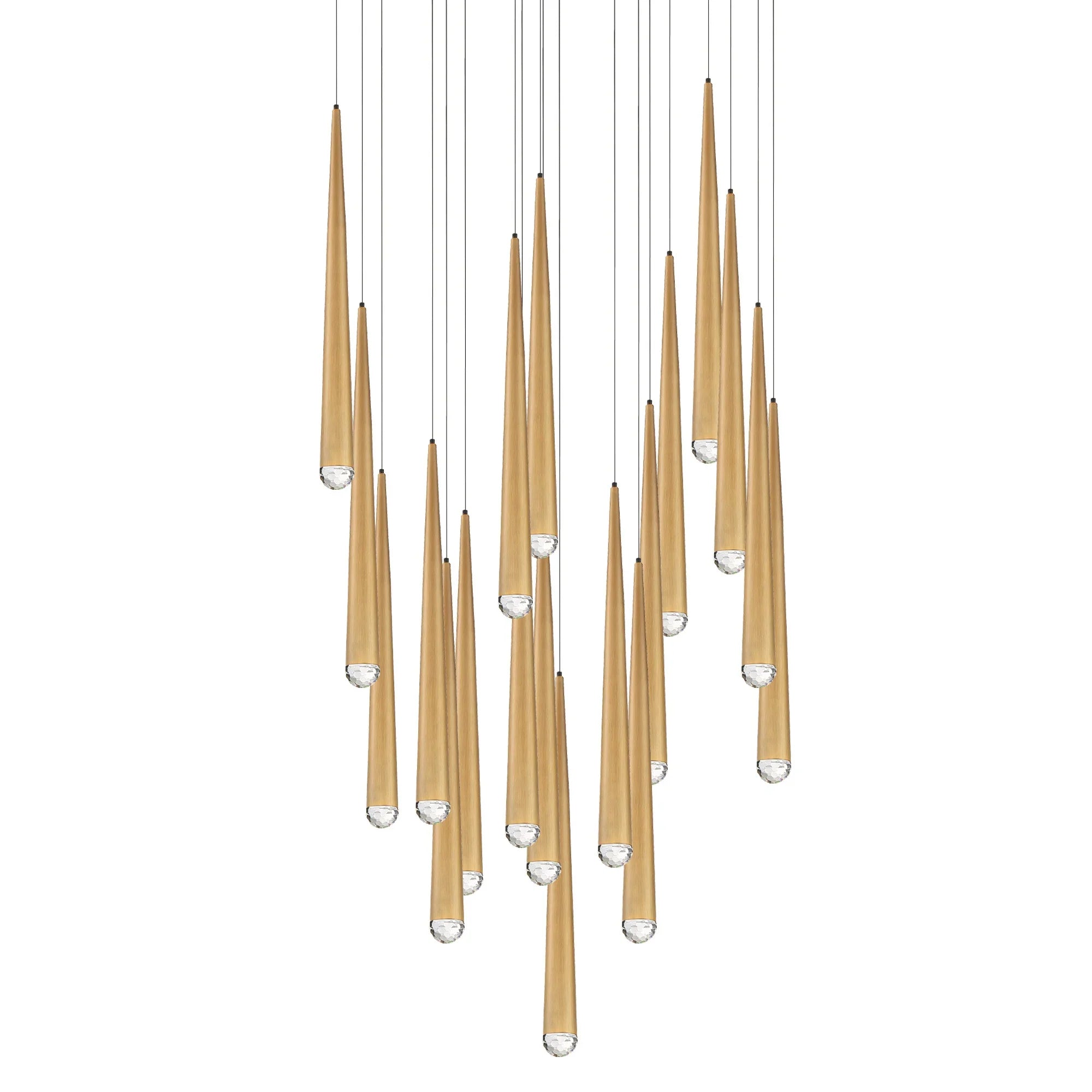Anthropology Round Tubular Pendant Light - -1-Luxehomezone