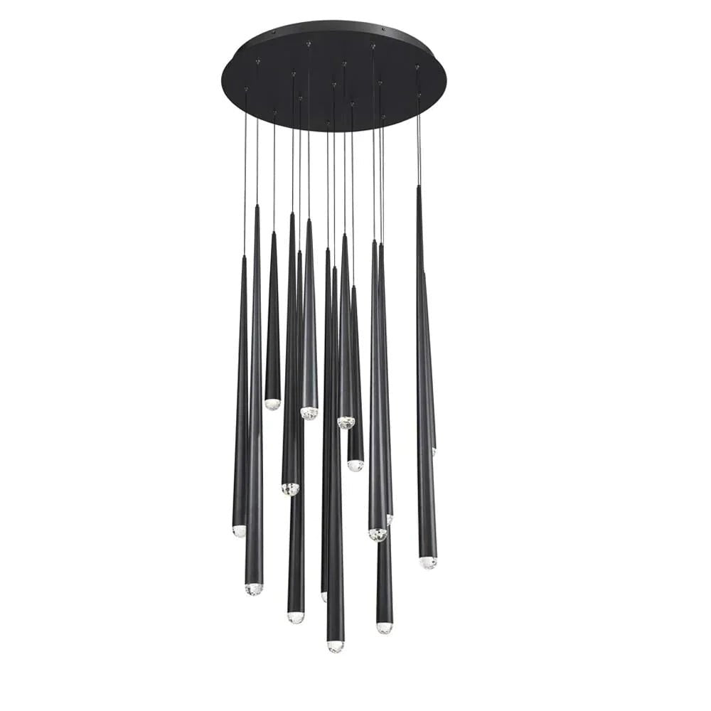 Anthropology Round Tubular Pendant Light - -1-Luxehomezone