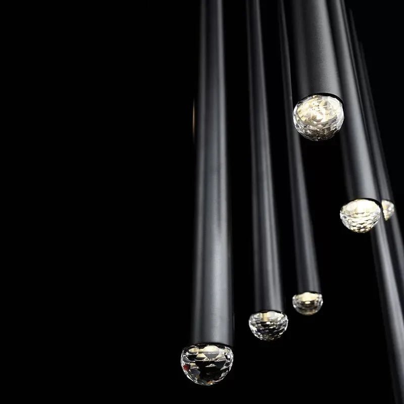 Anthropology Round Tubular Pendant Light - -1-Luxehomezone
