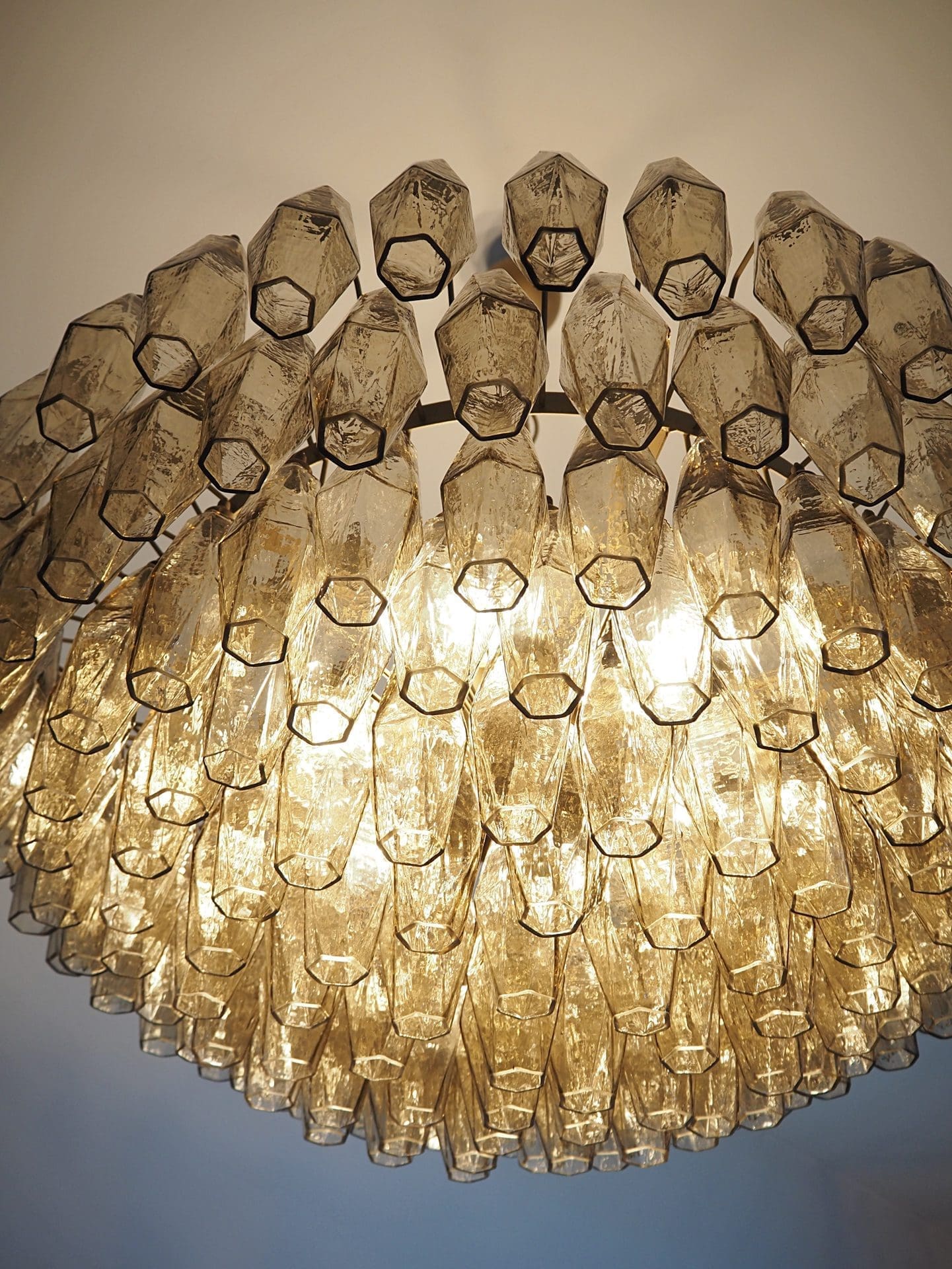 Florence Murano Chandelier Poliedri 185 glass