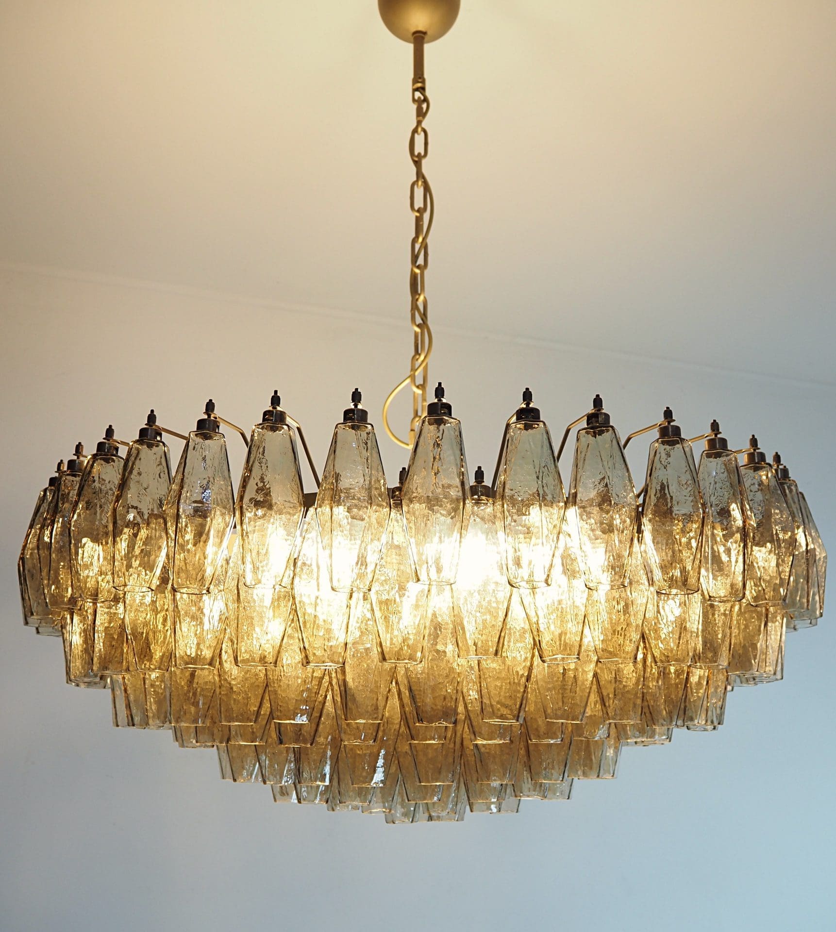 Florence Murano Chandelier Poliedri 185 glass